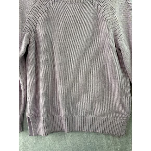 GAP Textured Crewneck Sweater – Lilac – Size XS - Picture 5 of 5